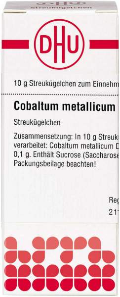 Dhu Cobaltum Metallicum D12 Globuli 10 G