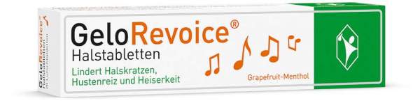 GeloRevoice Halstabletten Grapefruit-Menthol 20 Lutschtabletten