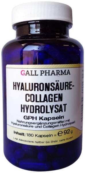 Hyaluronsäure-Collagen Hydrolysat Gph 180 Kapseln