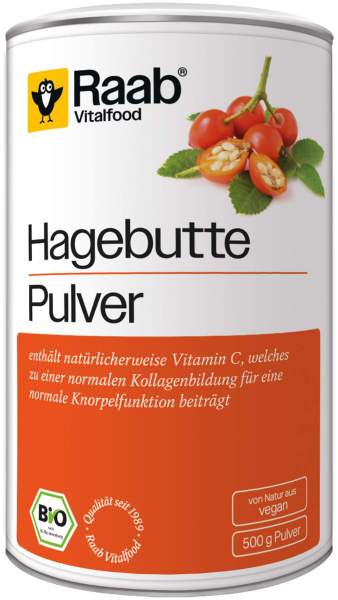 Raab Vitalfood® Bio Hagebutte Pulver 500 g