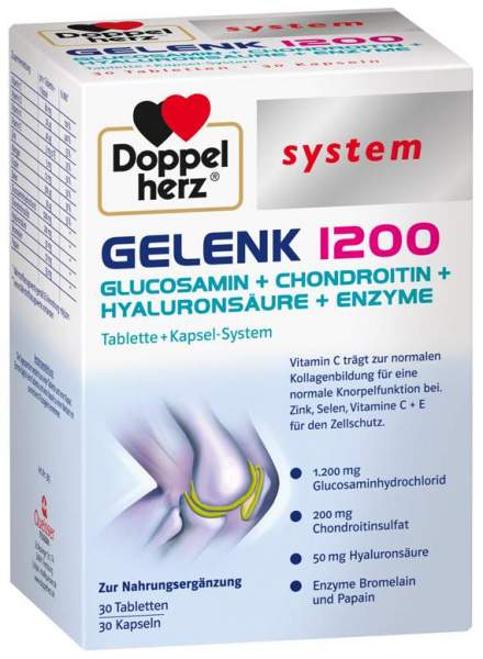 Doppelherz Gelenk 1200 system 30 Kapseln + 30 Tabletten 1 Kombipackung