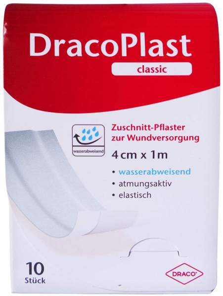 Dracoplast Classic Pflaster 4 Cmx1 M Weiß