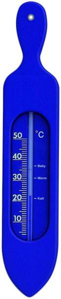 Badethermometer Kunststoff Blau