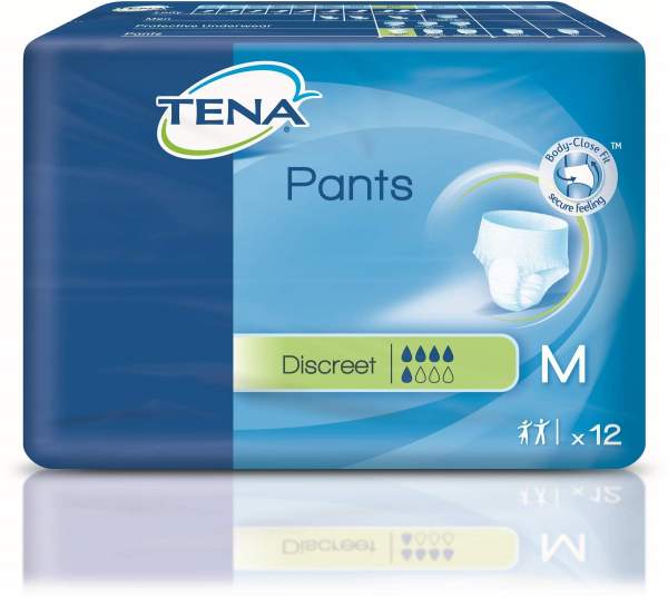 Tena Pants Discreet Medium Slip 75 - 100 cm 8 X 12...