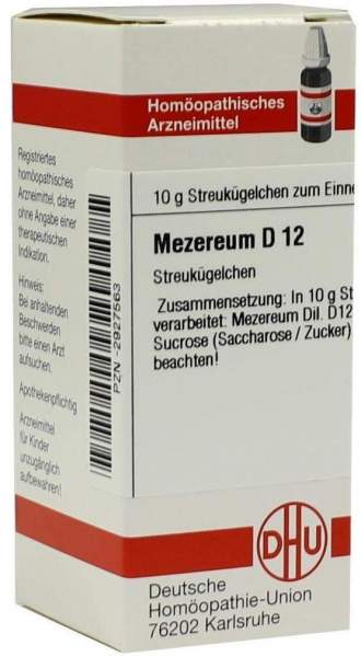 DHU Mezereum D12 10 g Globuli