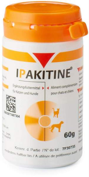 Ipakitine Ergänzungsfutterm.Pulver F.Hunde und Katzen 60g