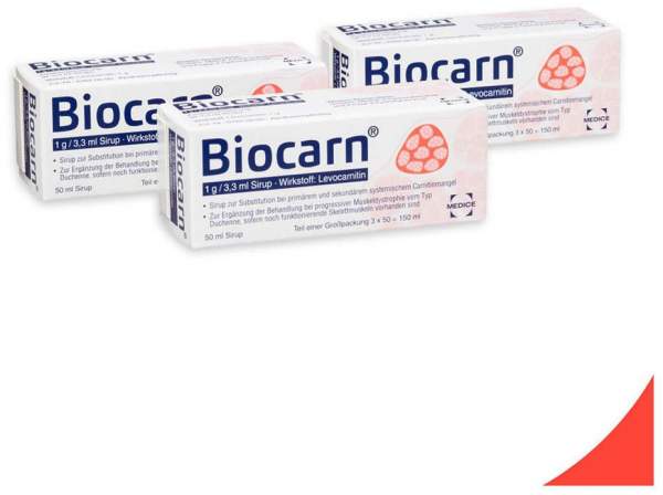 Biocarn 3 X 50 ml Sirup