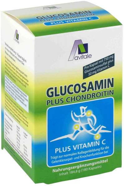 Glucosamin 750 mg + Chondroitin 100 mg 180 Kapseln