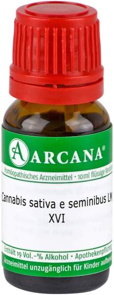 Cannabis Sativa E Seminibus Lm 16 Dilution 10 ml