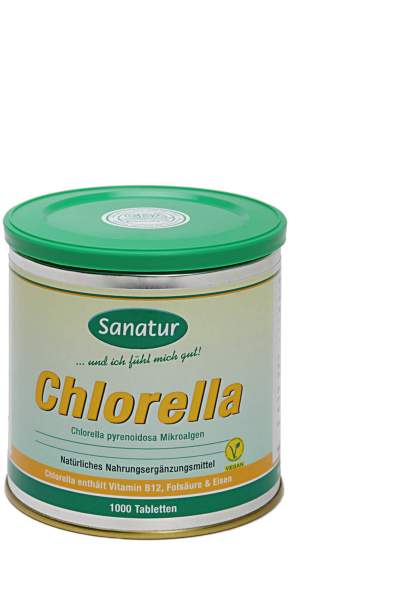 Chlorella Mikroalgen 1000 Tabletten