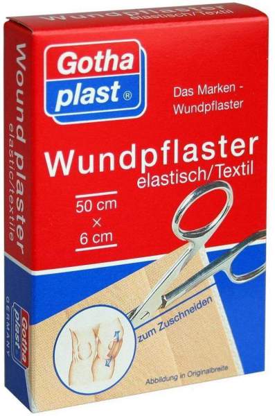 Gothaplast Wundpflaster Elastisch 50 cm X 6 cm 1 Stück