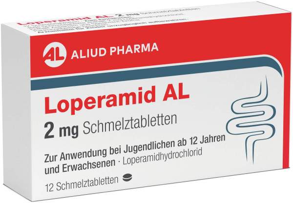 Loperamid AL 2 mg 12 Schmelztabletten
