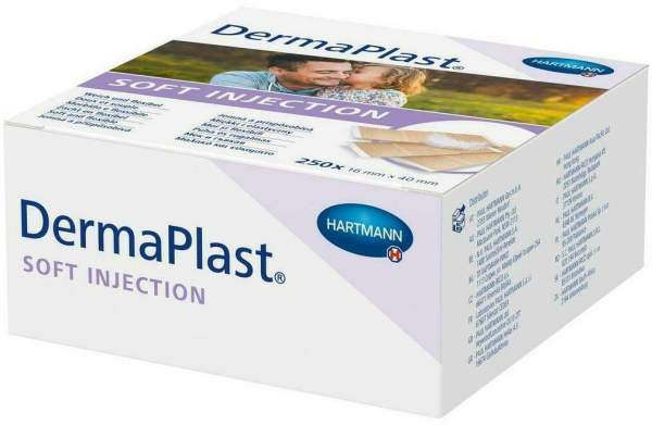 Dermaplast Soft Injection Pflasterstrips 16x40 mm