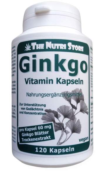 Ginkgo 60 mg Extrakt 120 Kapseln