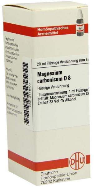 Magnesium Carbonicum D8 Dhu 20 ml Dilution
