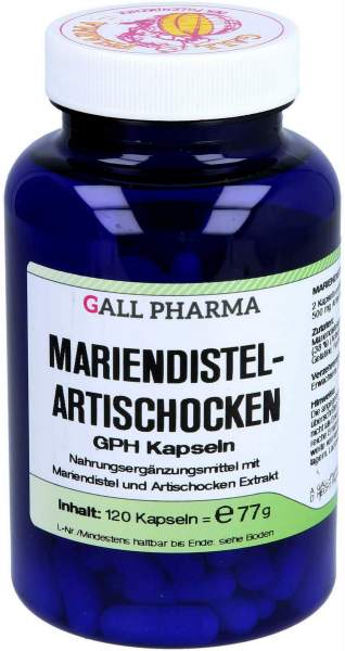 Mariendistel Artischocken Gph Kapseln 120 Stück