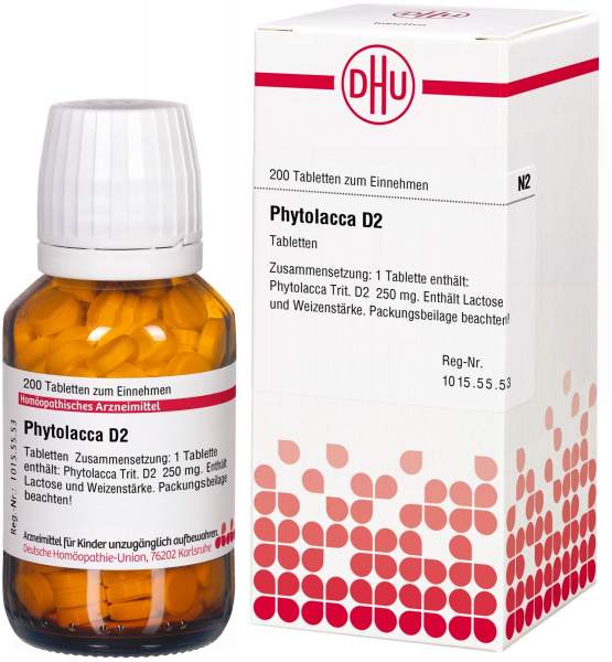 Dhu Phytolacca D2 200 Tabletten