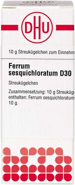 Dhu Ferrum Sesquichloratum D30 Globuli 10 G