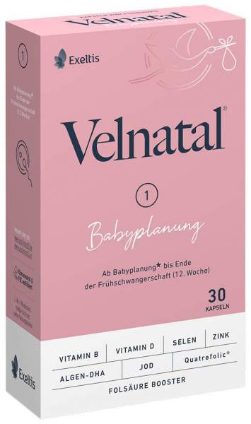 Velnatal Babyplanung 30 Weichkapseln