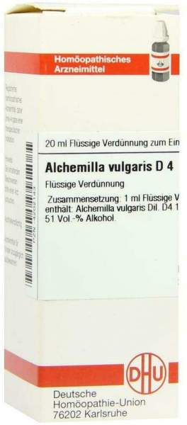 DHU Alchemilla vulgaris D4 20 ml Dilution