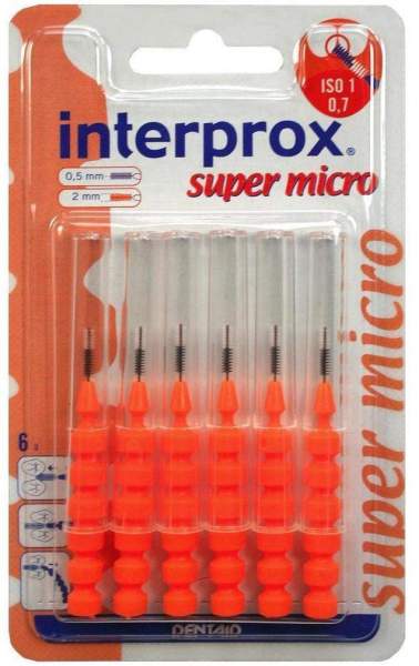 Interprox Reg Super Micro Orange 6 Interdentalbürsten