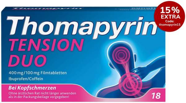 Thomapyrin Tension Duo 400 mg-100 mg 18 Filmtabletten