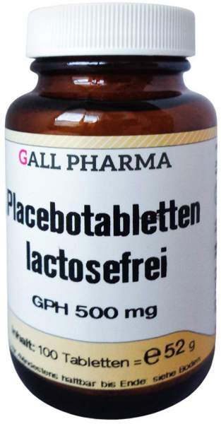 Placebo Tabletten Lactosefrei Gph 500 mg