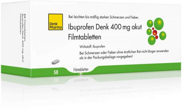 Ibuprofen Denk 400 mg Akut 50 Filmtabletten