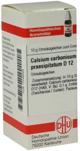 Calcium Carbonicum Praec. D12 10 G Globuli