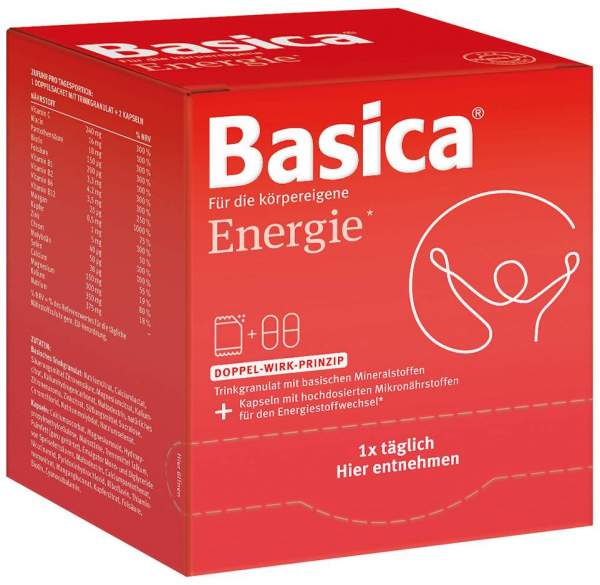 Basica Energie 30 Sachets Trinkgranulat + 30 Kapseln Kombipackung