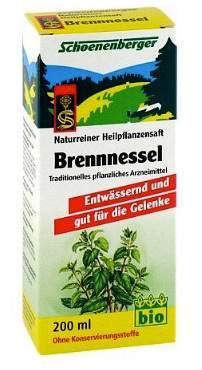 Brennnesselblätter Bio Pflanzensaft 200 ml Saft