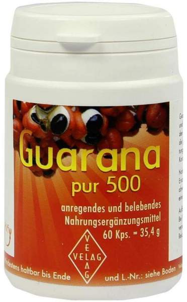 Guarana Pur 500 60 Kapseln