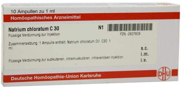 Dhu Natrium Chloratum C30 Ampullen