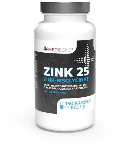 Zink 25 Medibond 150 Kapseln