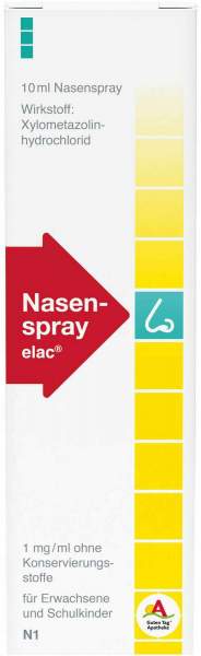 Nasenspray Elac 1 mg Pro ml Ohne Konservierungsstoffe 10 ml