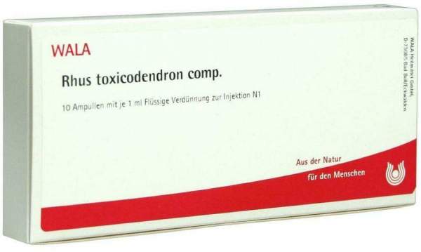 Wala Rhus Tox. Comp. 10 X 1 ml Ampullen