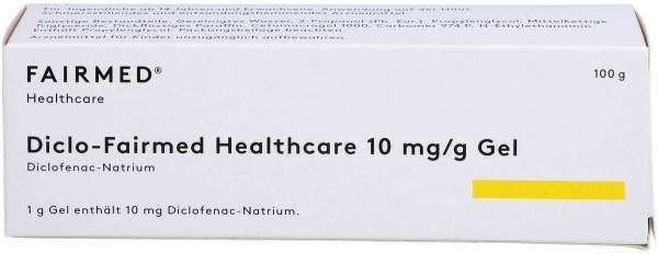 Diclo-Fairmed Healthcare 10 mg je g 100 g Gel