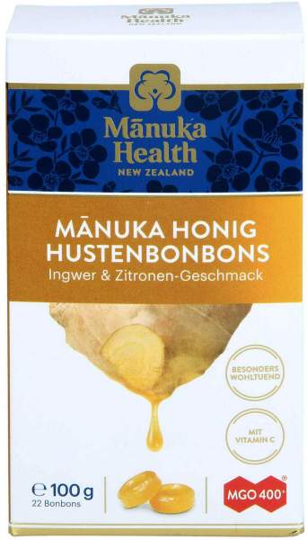 Manuka Health MGO 400+ Lutschbonb.Ingwer-Zitrone 1