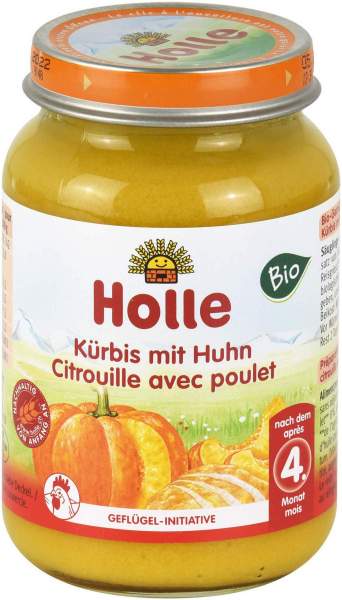 Holle Kürbis Mit Huhn 190 G