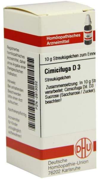 Dhu Cimicifuga D3 Globuli