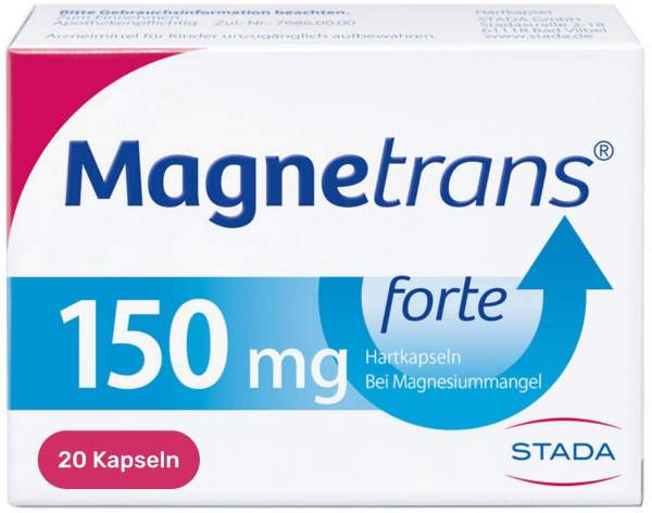 Magnetrans Forte 150 mg 20 Hartkapseln