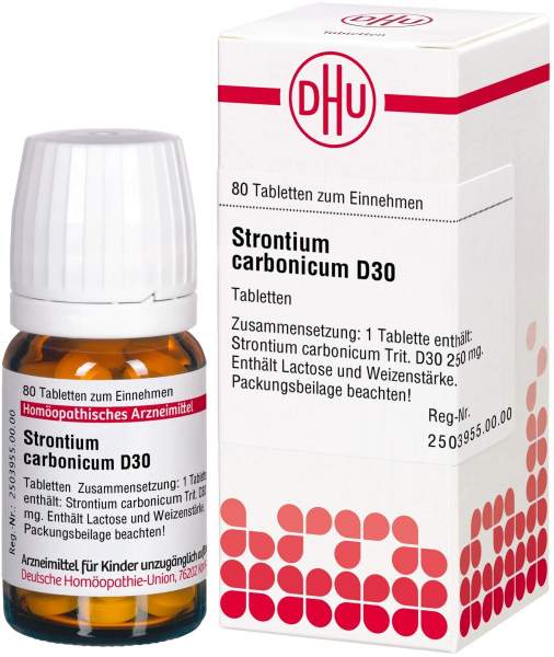 Strontium Carbonicum D 30 Dhu 80 Tabletten