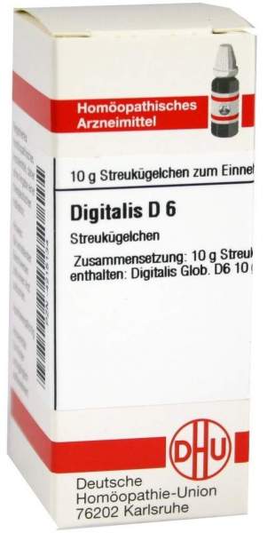 DHU Digitalis D6 10 g Globuli