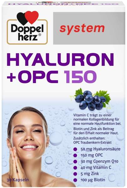 Doppelherz System Hyaluron+opc Kapseln 30 Stück