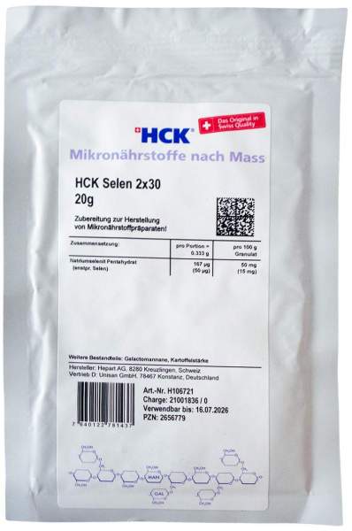 Hck Selen 20 G Granulat