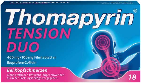 Thomapyrin Tension Duo 400 mg-100 mg 18 Filmtabletten