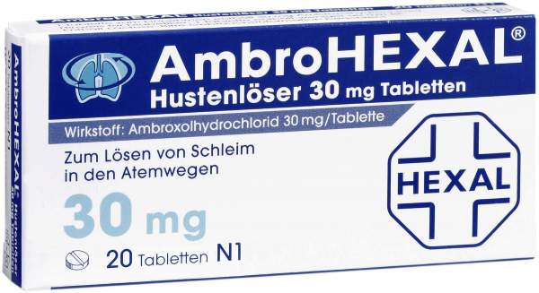 Ambrohexal Hustenlöser 30 mg 20 Tabletten