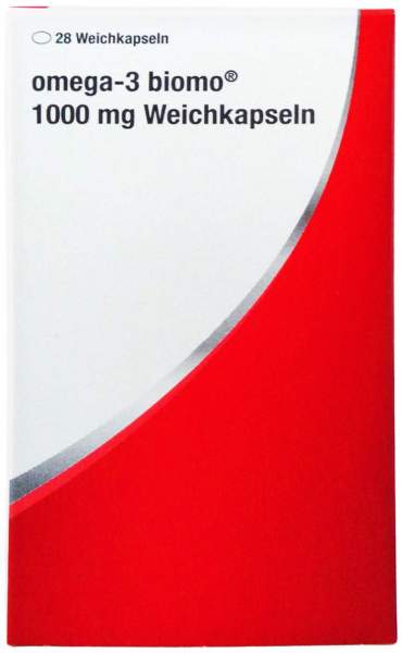 Omega-3 Biomo 1000 mg 28 Weichkapseln