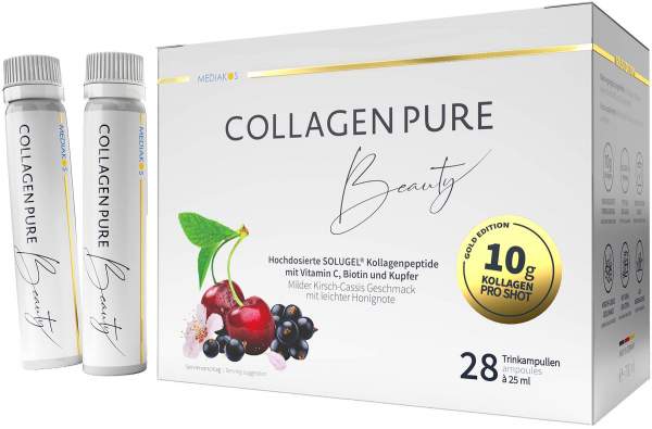 Collagen Pure Beauty Gold Edition 28 X 25 ml Trinkampullen