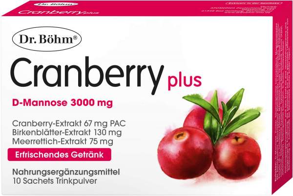 Dr. Böhm Cranberry Plus Granulat 10 Sachets
